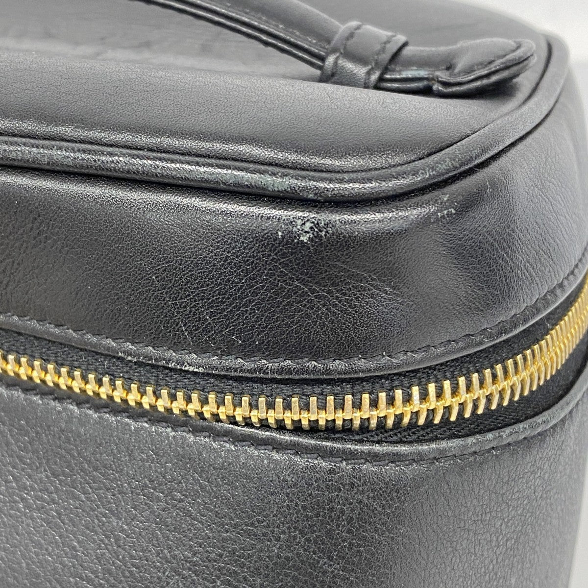 CHANEL シャネル バニティバッグ ビコローレ ラムスキン 5oe4910】シャネル バニティバッグ ビコローレ ラムスキン ブラック