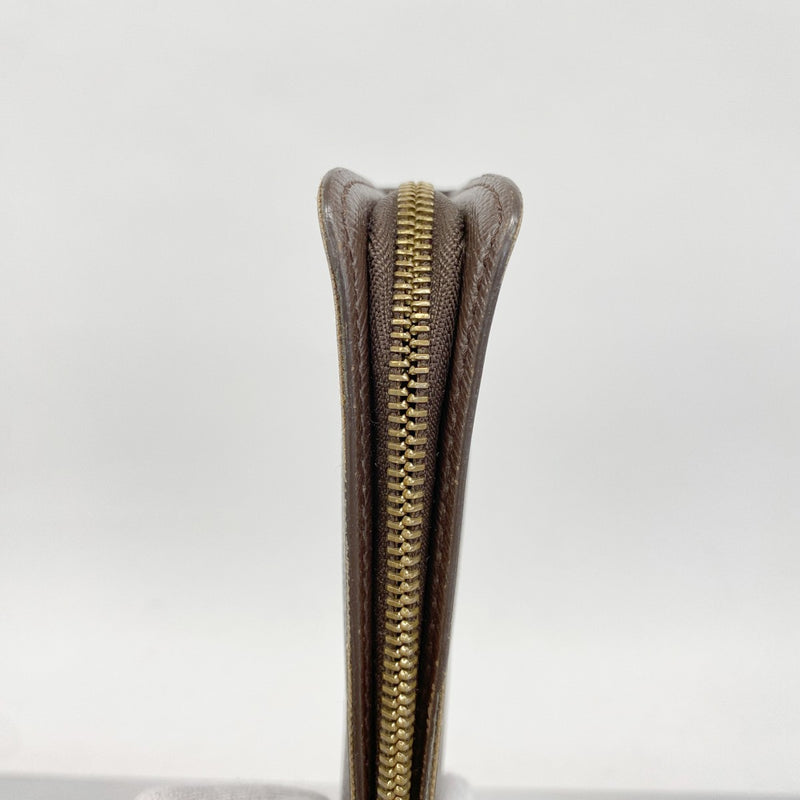 5oe4916】ルイヴィトン 長財布 ダミエ ポルトモネジップ N61728 エベヌ