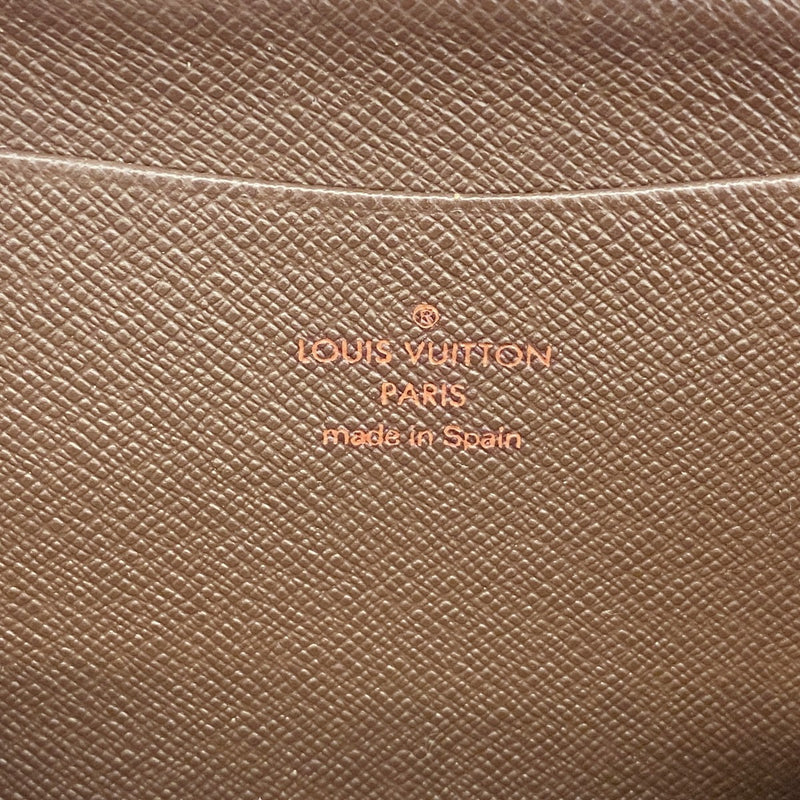 5oe4916】ルイヴィトン 長財布 ダミエ ポルトモネジップ N61728 エベヌ