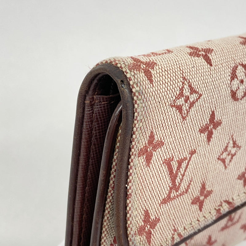 5oe4918】ルイヴィトン 三つ折り長財布 モノグラム・ミニ ポルト