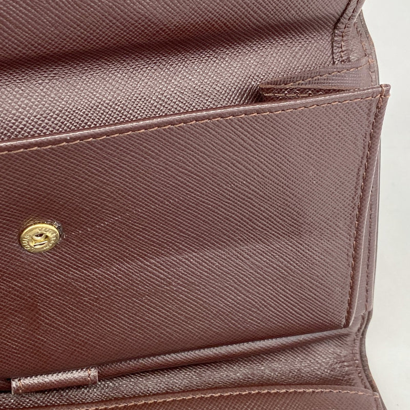 5oe4918】ルイヴィトン 三つ折り長財布 モノグラム・ミニ ポルト