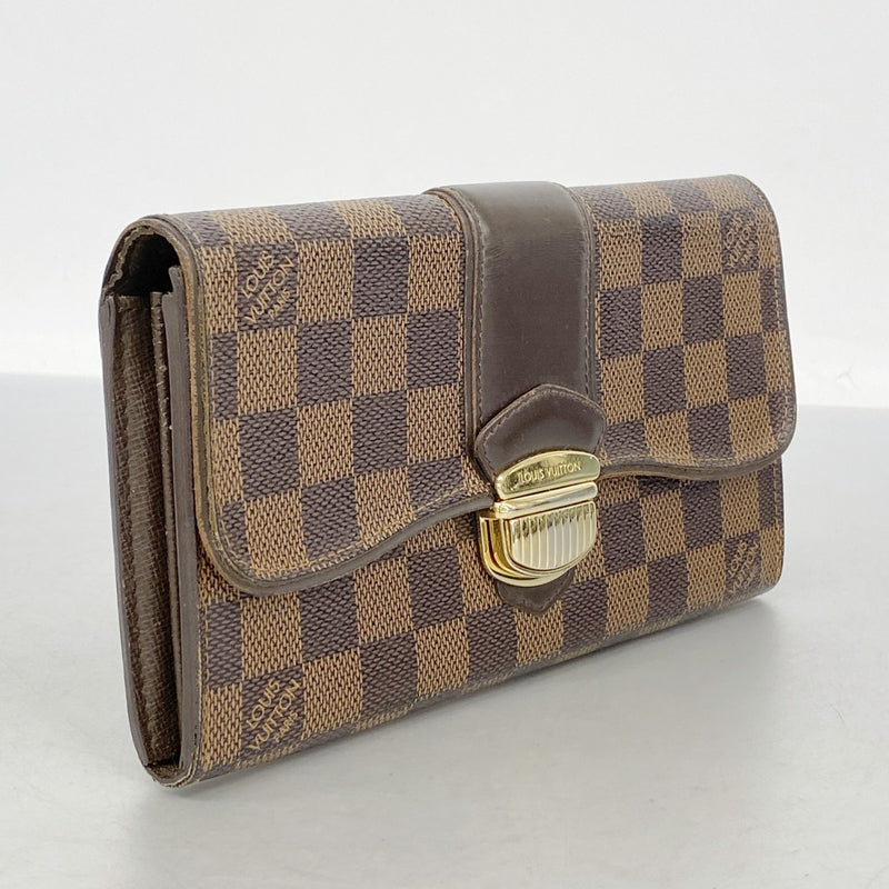 5oe4936-r】ルイヴィトン 長財布 ダミエ ポルトフォイユシスティナ