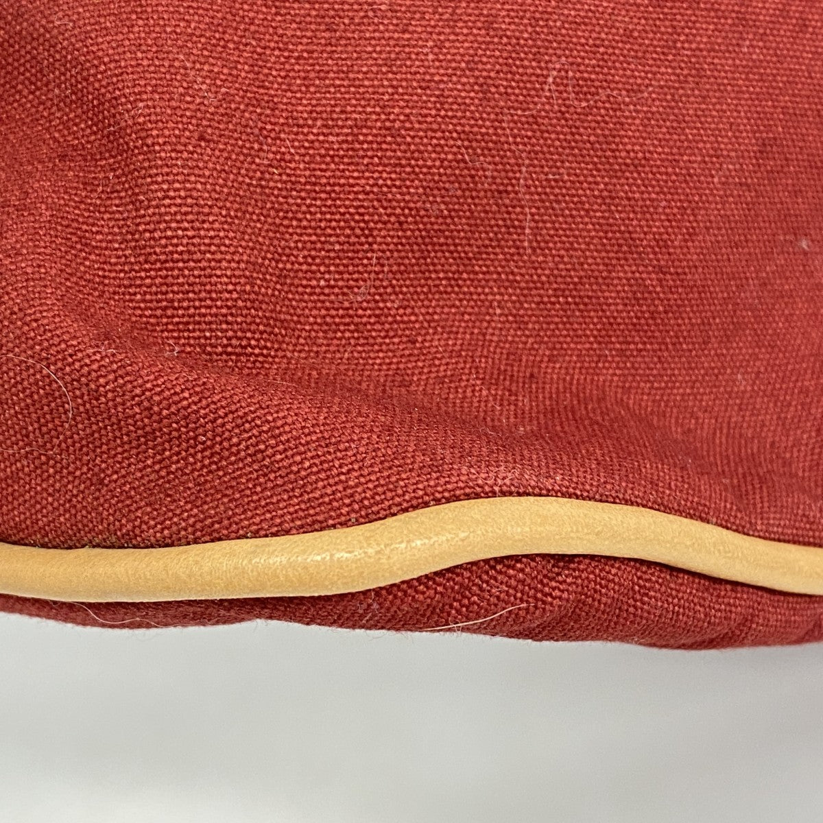 エルメス　ボリードポーチ　キャンパス地　レッド 5oe4952-r】エルメス ポーチ ボリードポーチTGM キャンバス レッド