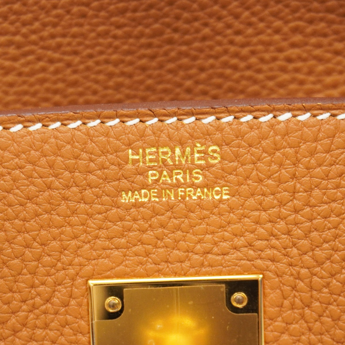 【5oe4969-g-h】エルメス ハンドバッグ バーキン30 トゴ ゴールド ゴールド金具 B刻印【中古】レディース