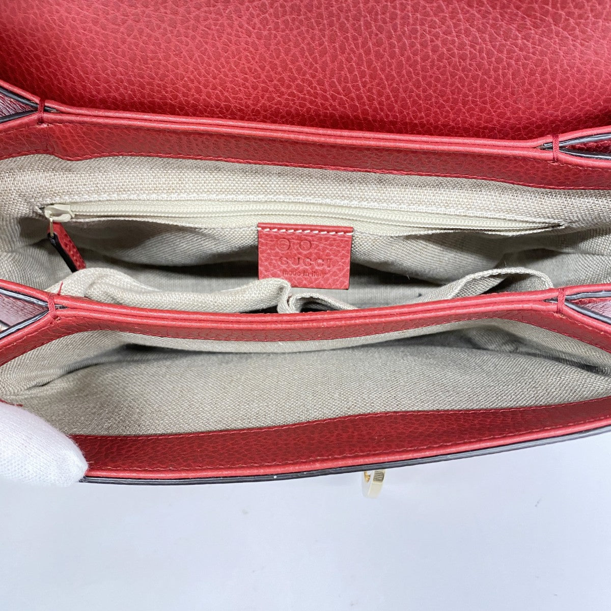 5oe4972】グッチ ハンドバッグ インターロッキングG 510302 レザー