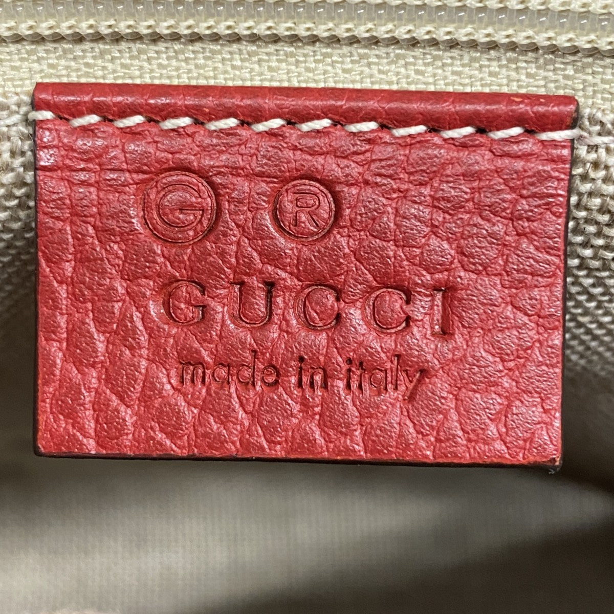 5oe4972】グッチ ハンドバッグ インターロッキングG 510302 レザー