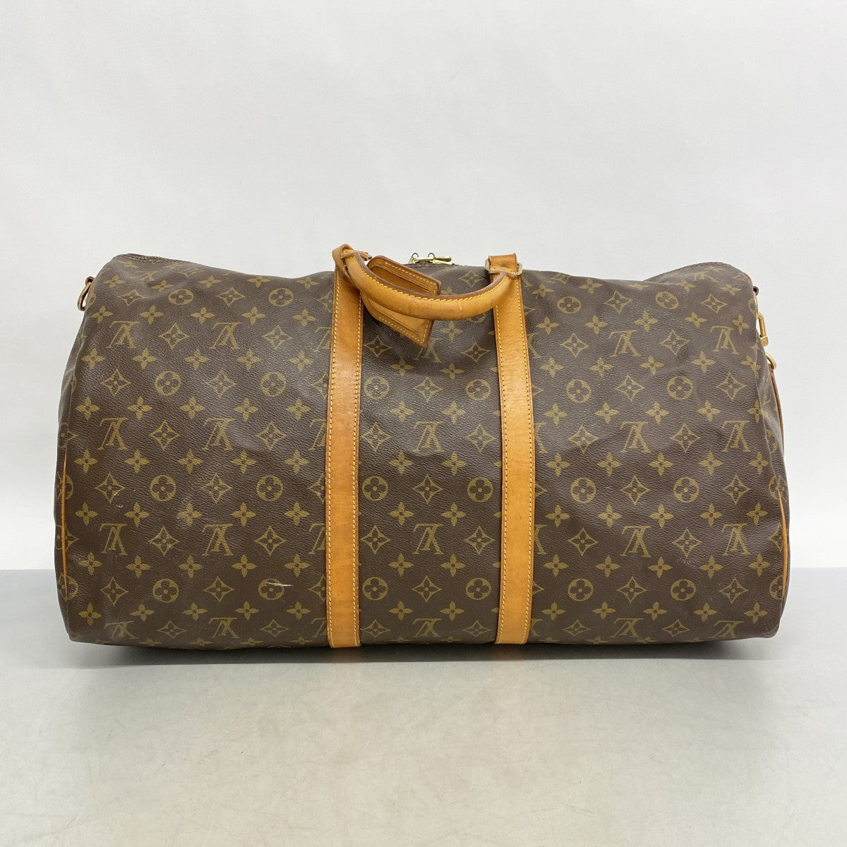 5oe4979】ルイヴィトン ボストンバッグ モノグラム キーポルバンド