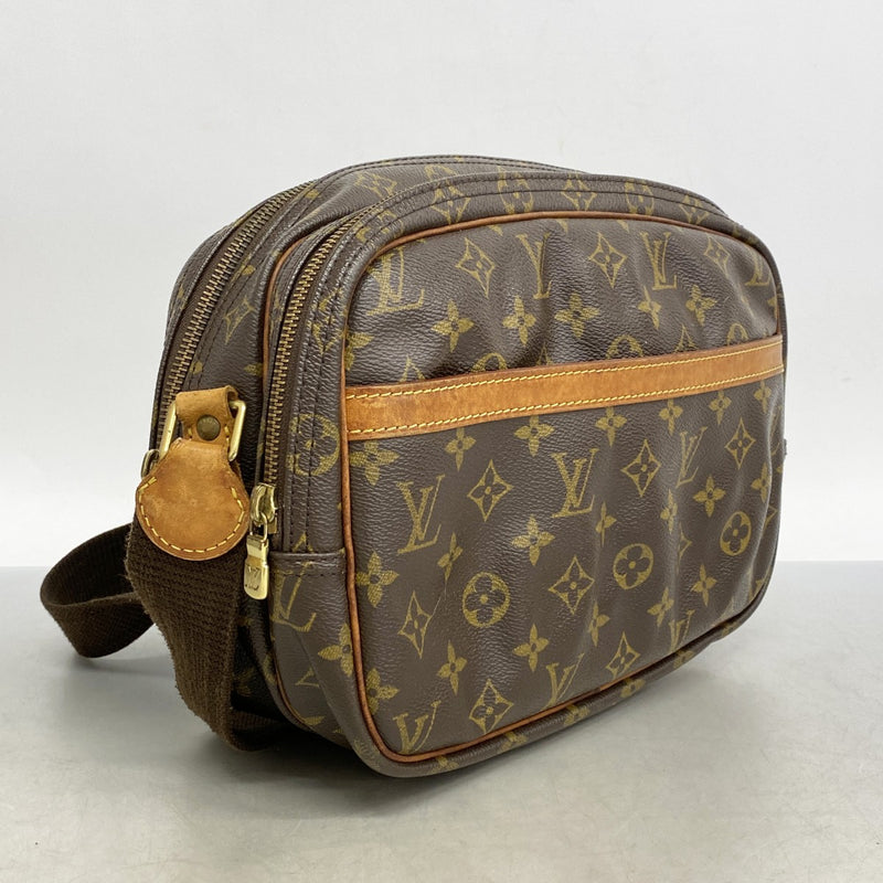 5oe4981】ルイヴィトン ショルダーバッグ モノグラム リポーターPM