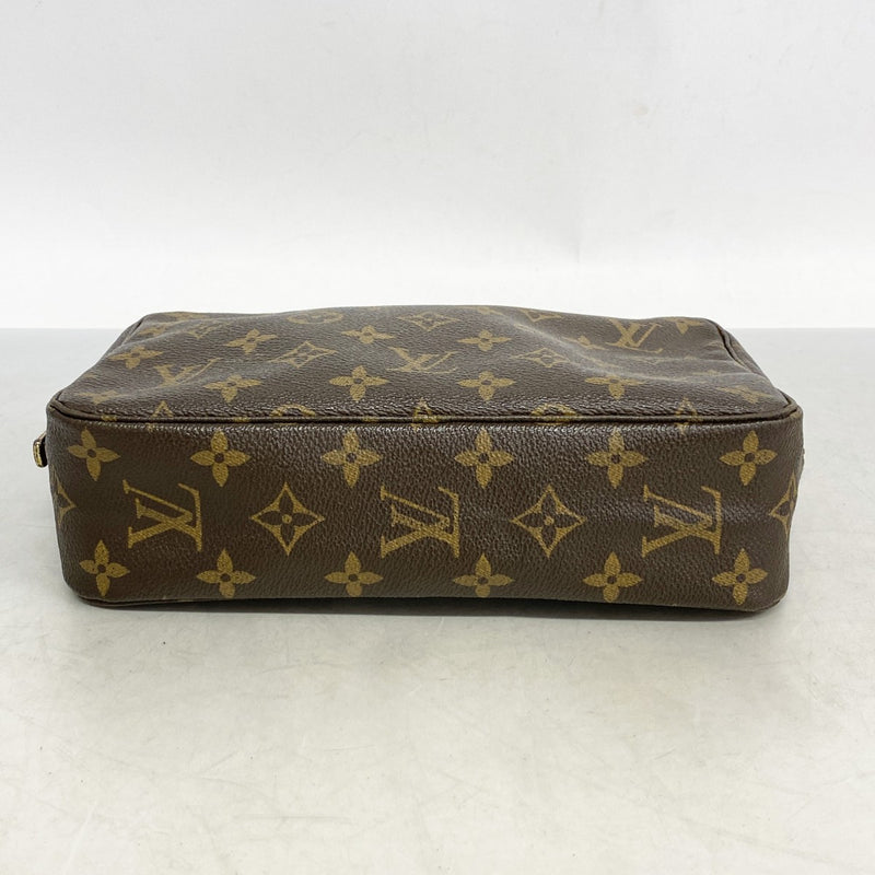 【極美品】ルイヴィトン　トゥルーストワレット23 モノグラム　ポーチ　茶色 ルイヴィトントゥルーストワレット 23 14145 ブラウン レディース