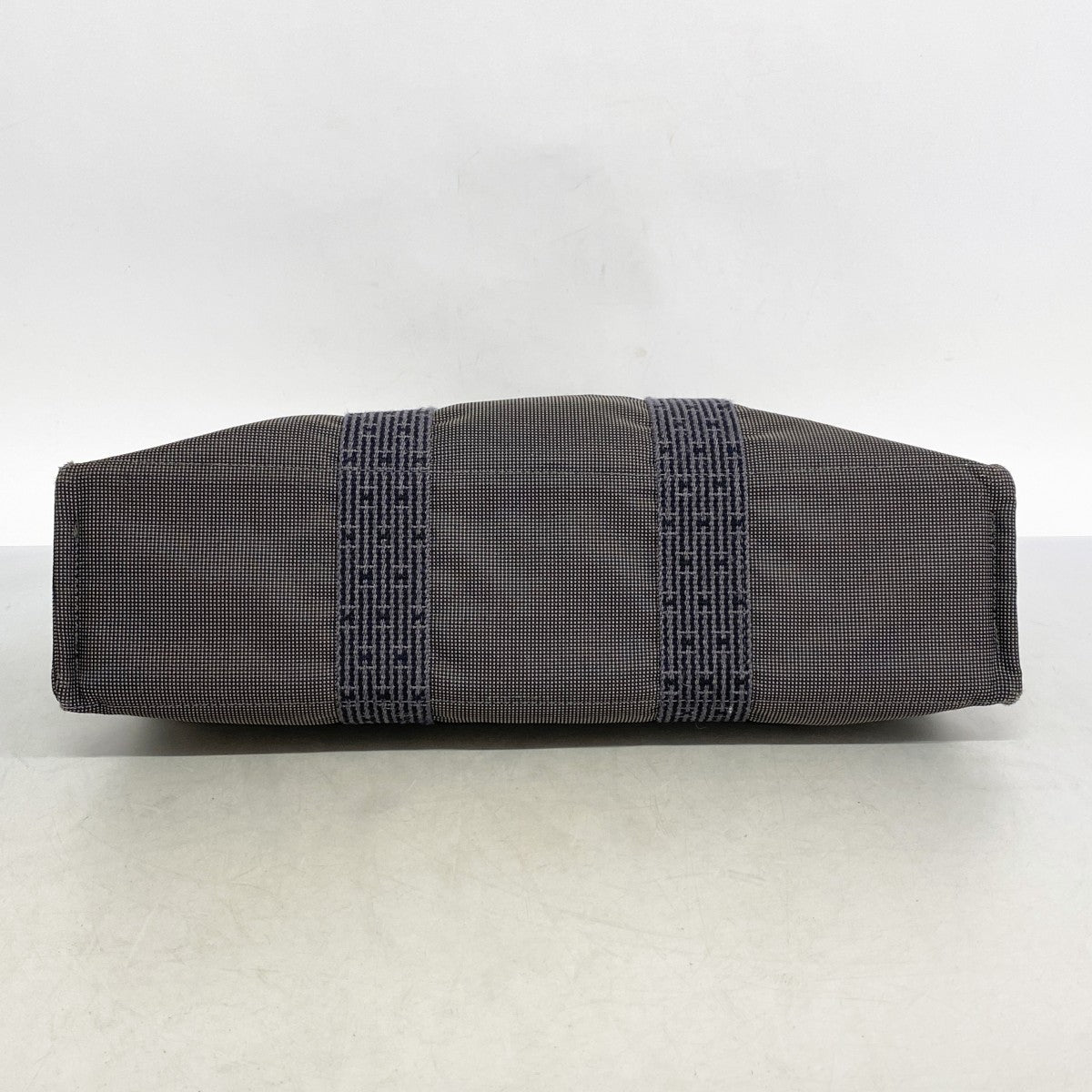 5oe4988】エルメス トートバッグ エールラインMM キャンバス グレー