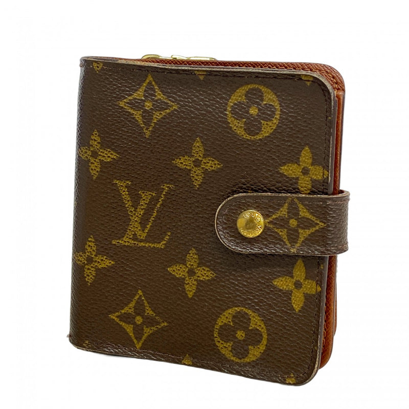 5oe5000】ルイヴィトン 財布 モノグラム コンパクトジップ M61667