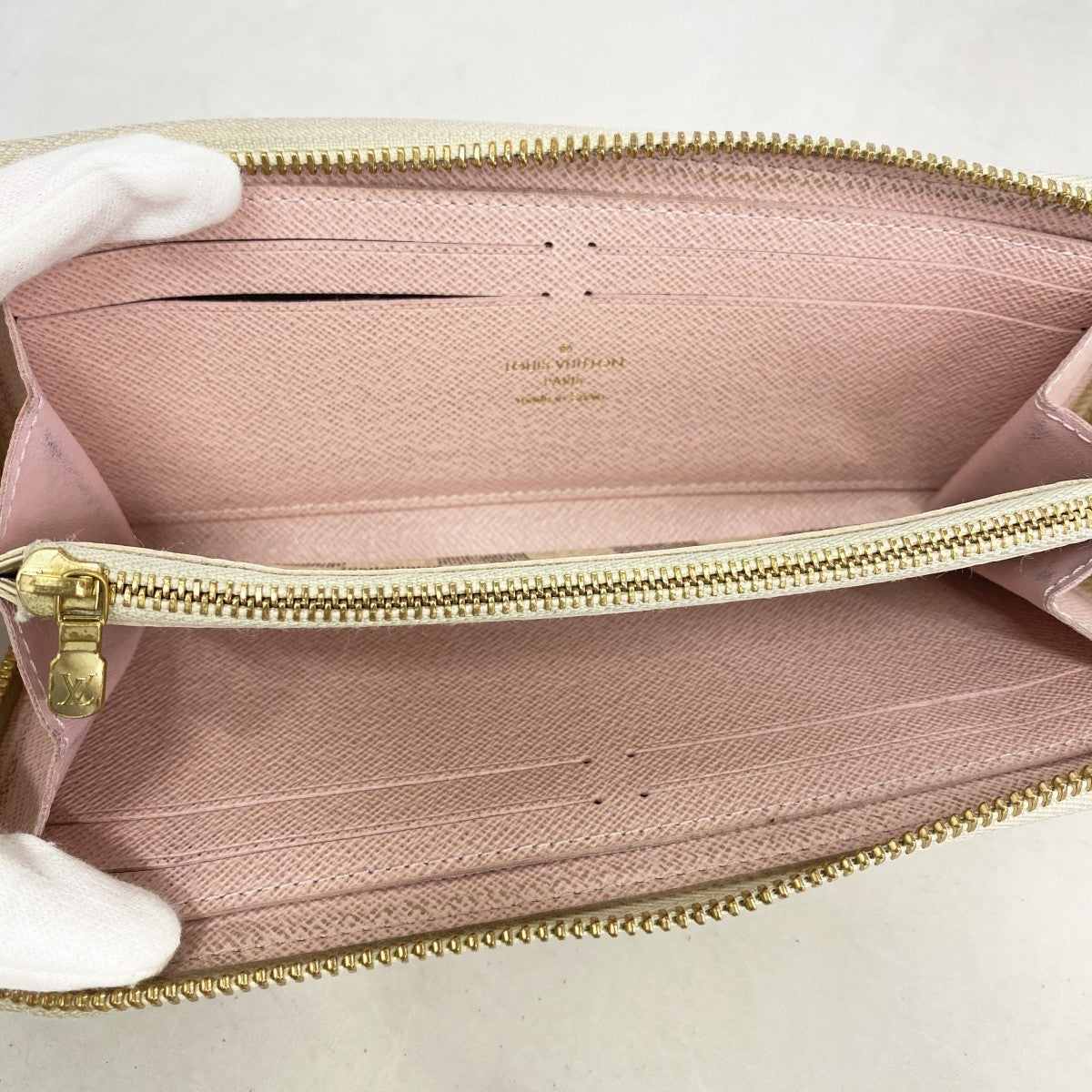 5oe5018】ルイヴィトン 長財布 ダミエ・アズール ポルトフォイユ