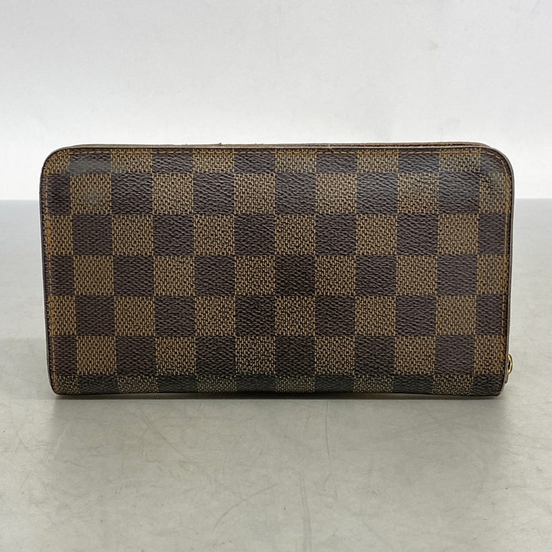 5oe5094】ルイヴィトン 長財布 ダミエ ポルトモネジップ N61728 エベヌ
