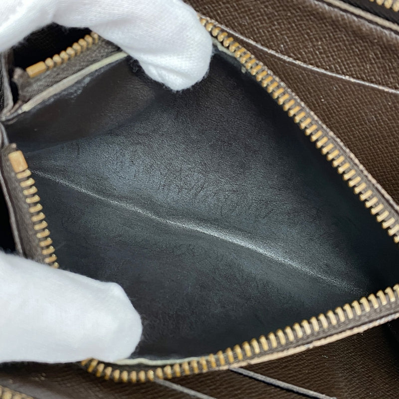 5oe5094】ルイヴィトン 長財布 ダミエ ポルトモネジップ N61728 エベヌ