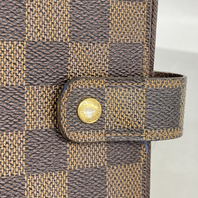 5oe5095】ルイヴィトン 手帳カバー ダミエ アジェンダMM R20240 エベヌ