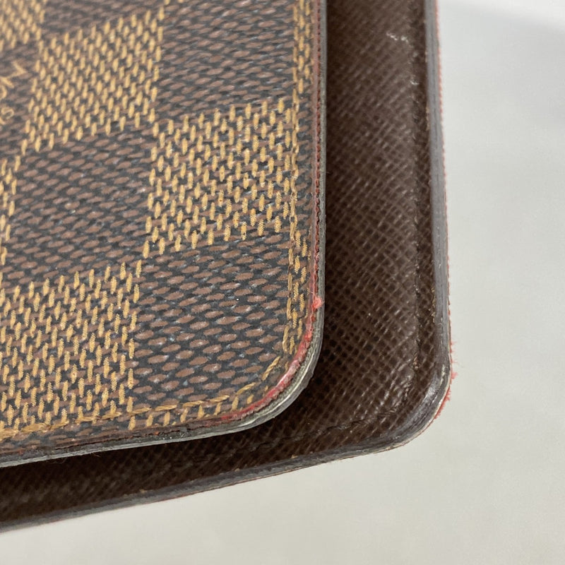 5oe5095】ルイヴィトン 手帳カバー ダミエ アジェンダMM R20240 エベヌ