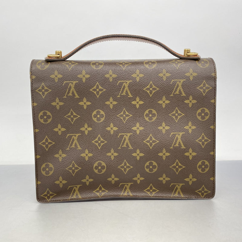 5oe5122】ルイヴィトン ハンドバッグ モノグラム モンソー28 M51185