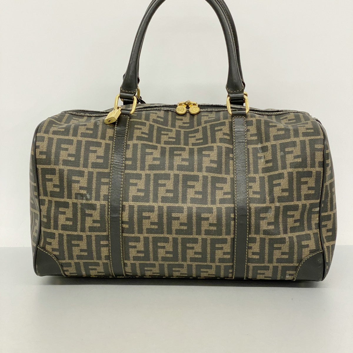 ★在庫処分価格★ストレート35kgフィックスドバーベル 5oe5132】フェンディ ボストンバッグ ズッカ PVC ブラウン ブラック