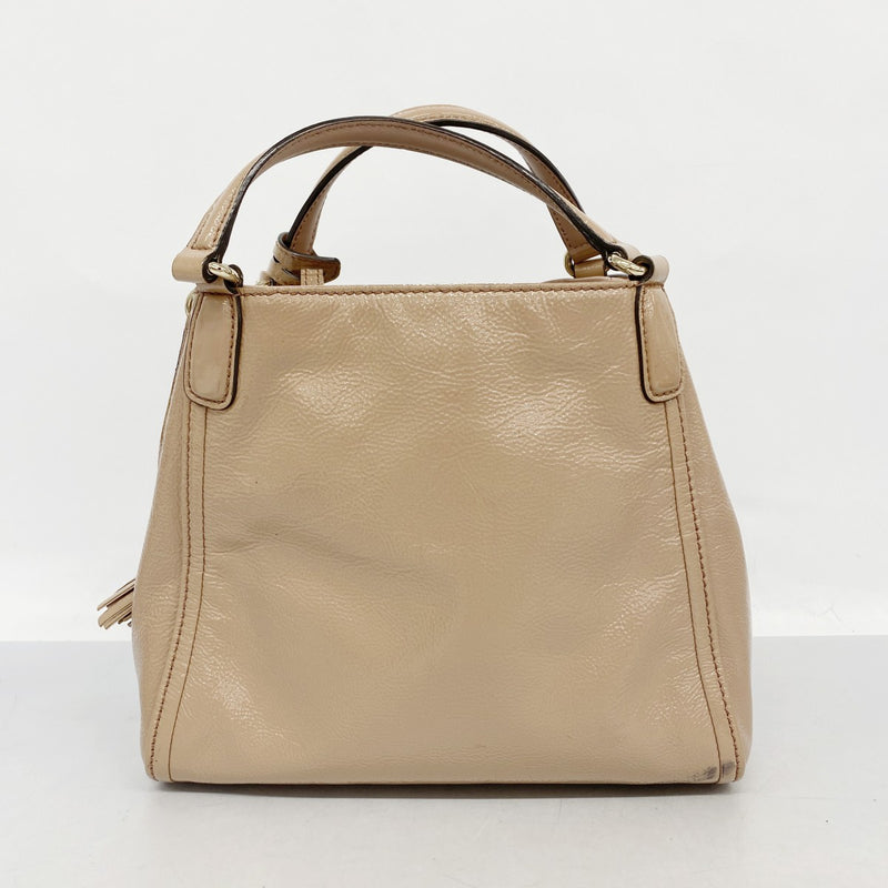 5oe5155】グッチ ハンドバッグ ソーホー 336751 エナメル ピンク