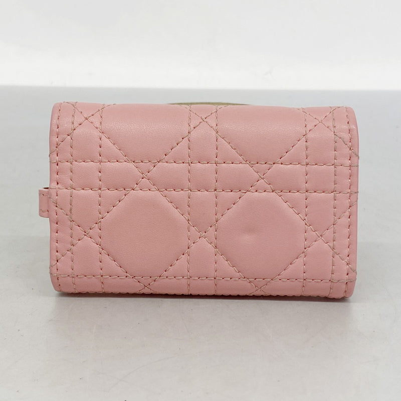 5oe5164】クリスチャンディオール キーケース カナージュ レザー