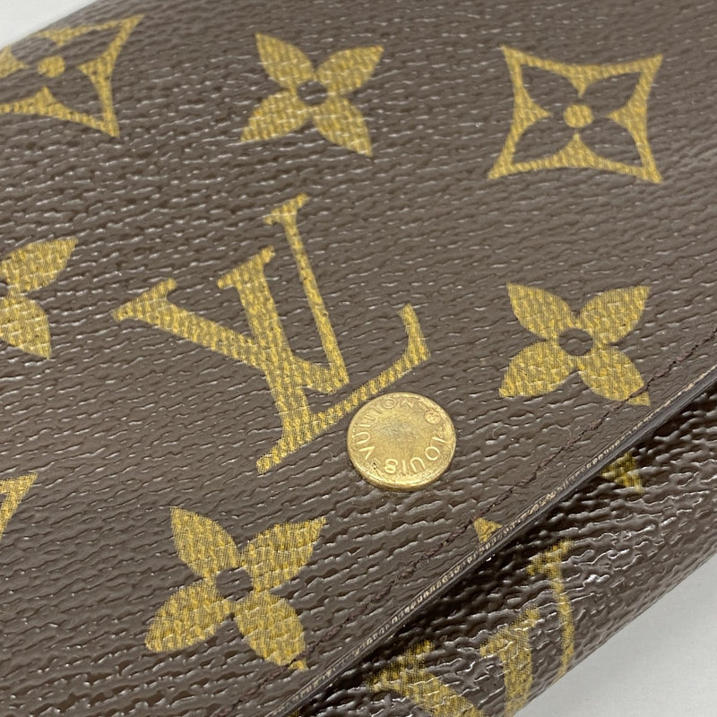 5oe5346】ルイヴィトン 財布 モノグラム ポルトモネビエトレゾール
