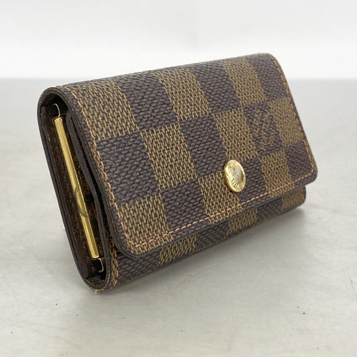 5oe5429】ルイヴィトン キーケース ダミエ ミュルティクレ4 N62631