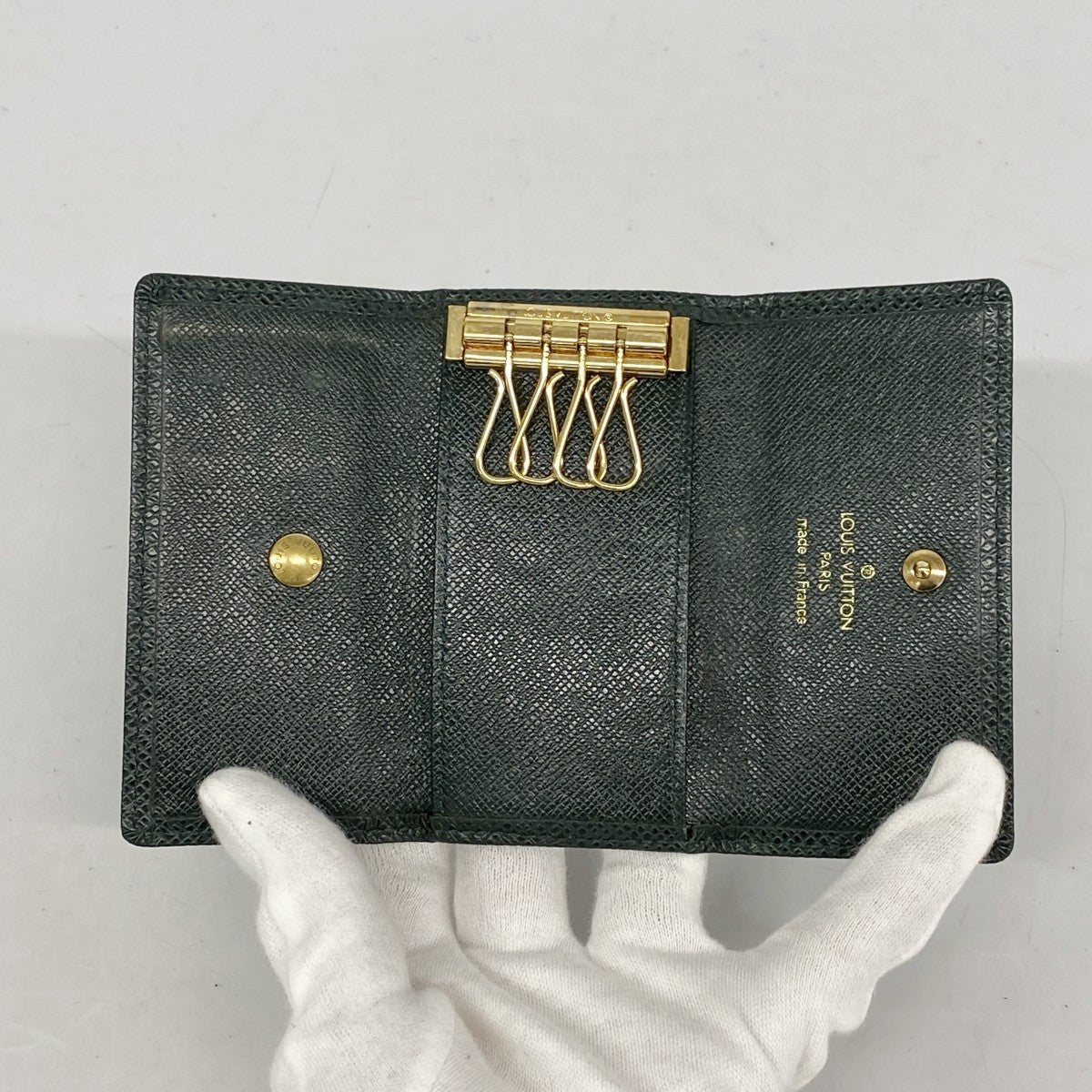 5oe5675】ルイヴィトン キーケース タイガ ミュルティクレ4 M30524