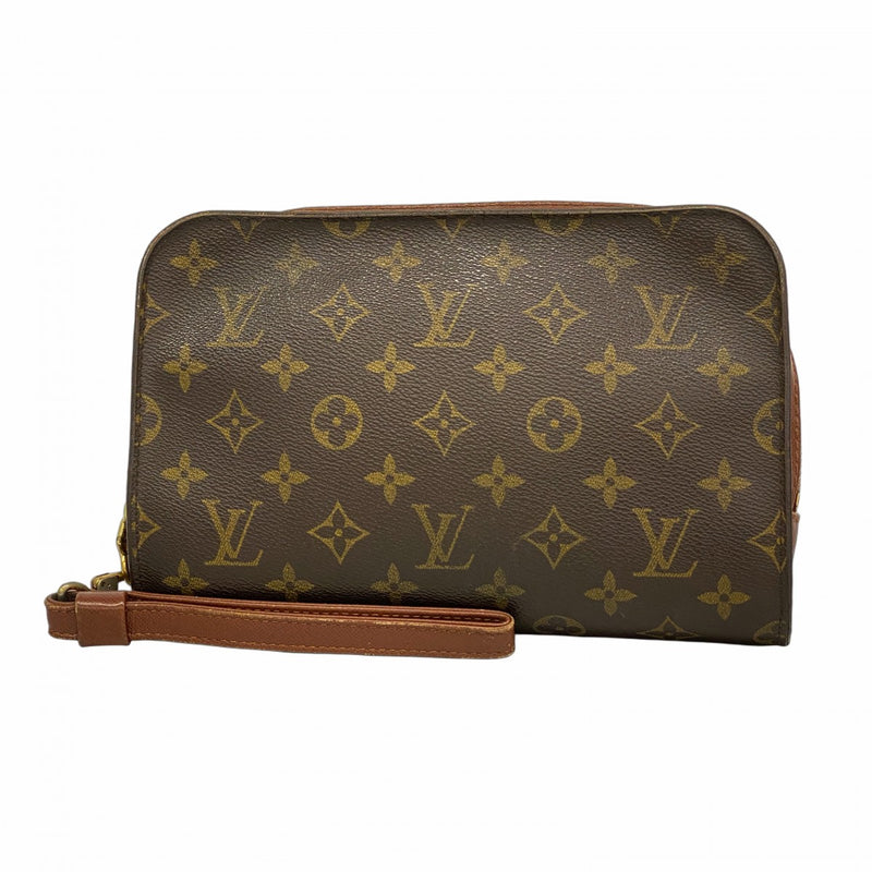 5oe5679-h】ルイヴィトン クラッチバッグ モノグラム オルセー M51790