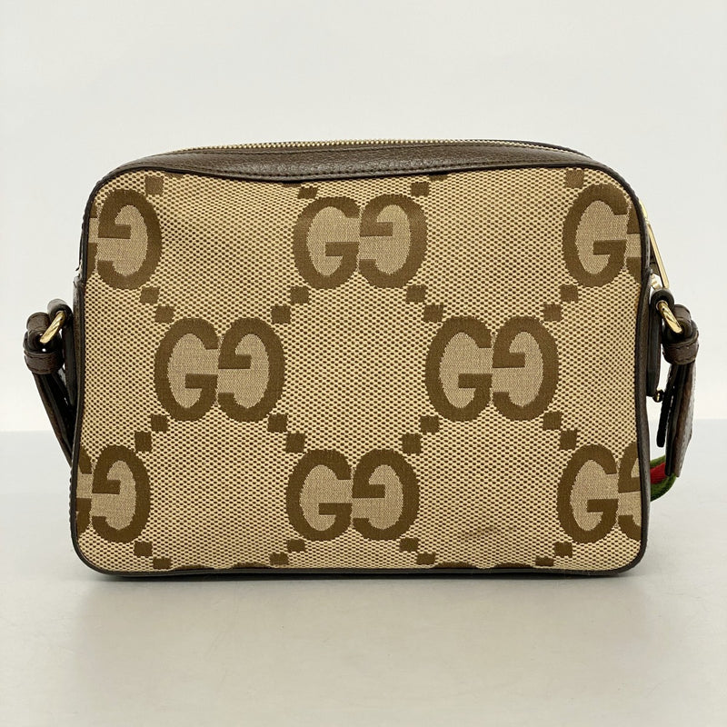 5oe5691】グッチ ショルダーバッグ ジャンボGG 675891 キャンバス