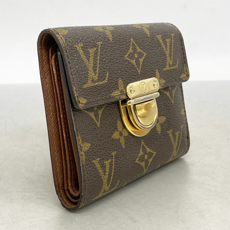 5oe5852】ルイヴィトン 三つ折り財布 モノグラム ポルトフォイユコアラ