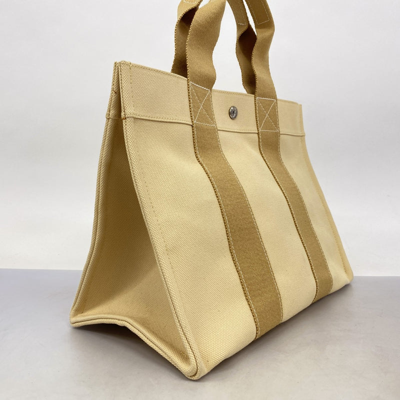 5oe5917】エルメス トートバッグ ボラボラMM キャンバス ベージュ