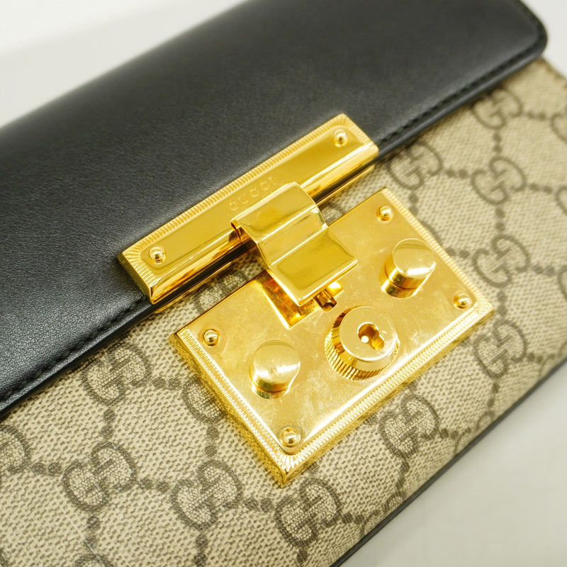 5oe5953】グッチ ショルダーバッグ GGスプリーム 409487 PVC レザー