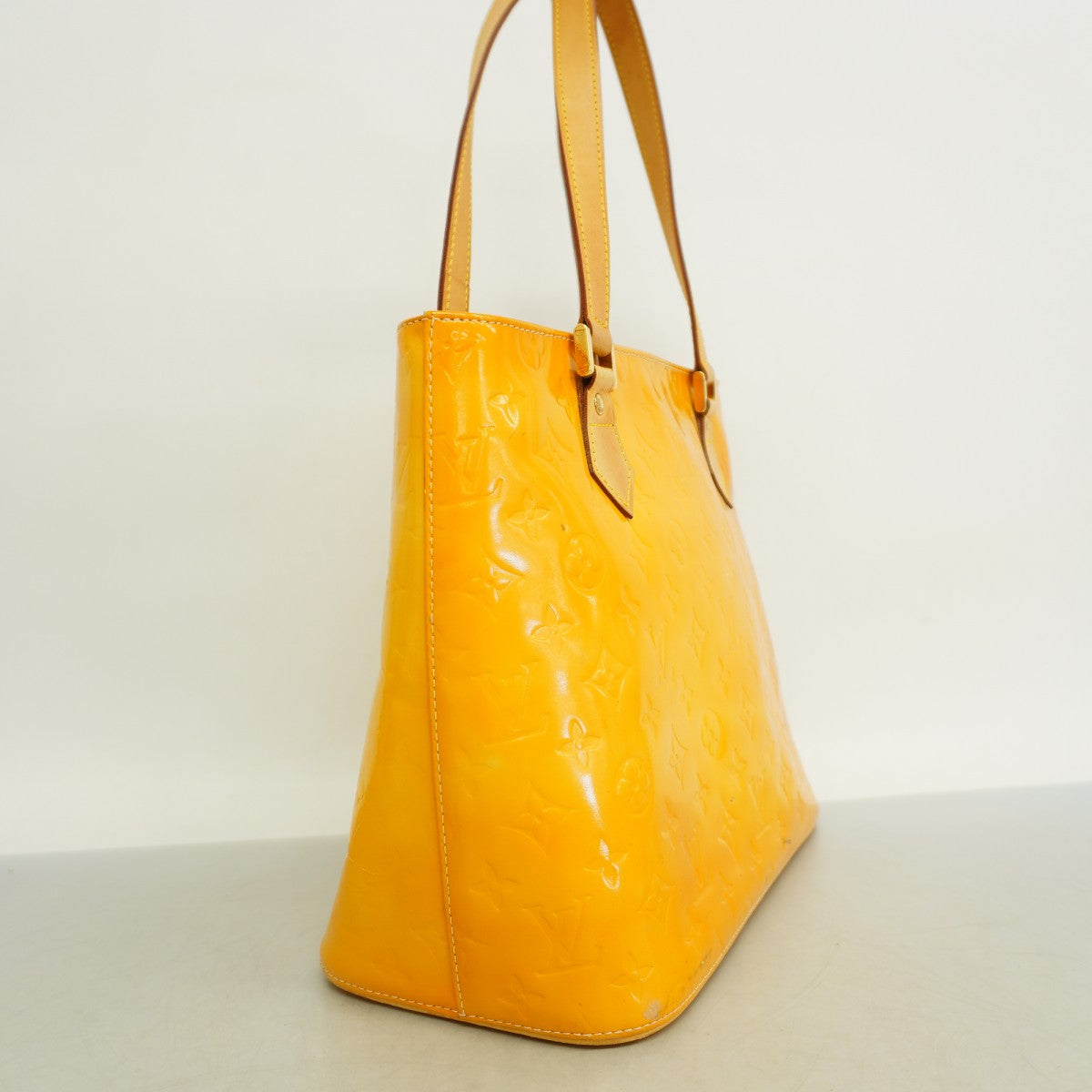 5oe5955】ルイヴィトン トートバッグ ヴェルニ ヒューストン M91055