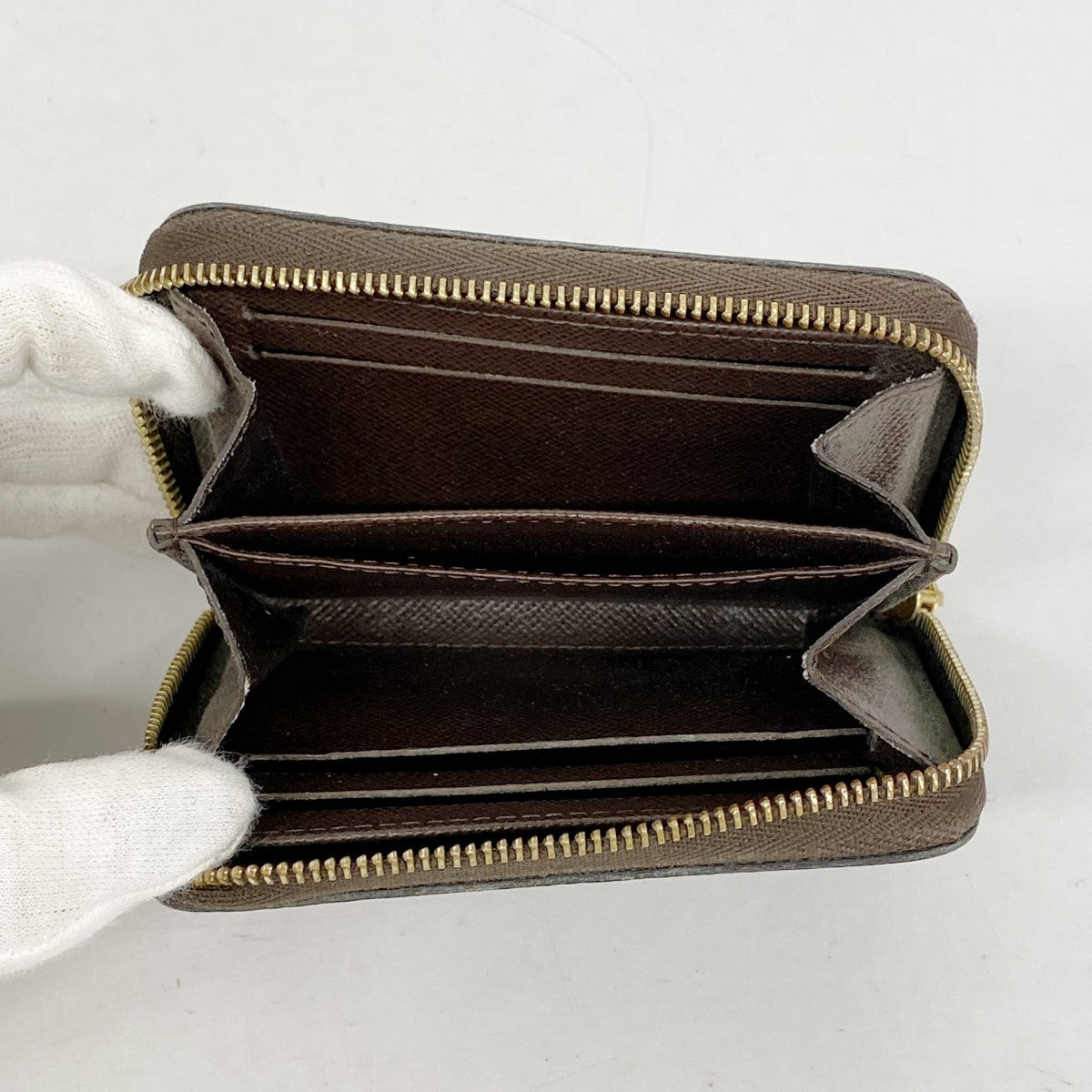 5oe5965】ルイヴィトン コインケース ダミエ ジッピーコインパース