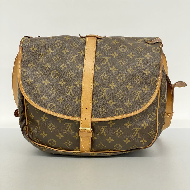5oe6036】ルイヴィトン ショルダーバッグ モノグラム ソミュール35