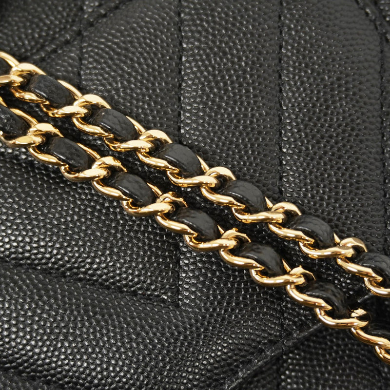 5oe6072-h】シャネル ハンドバッグ Vステッチ チェーンショルダー ココ