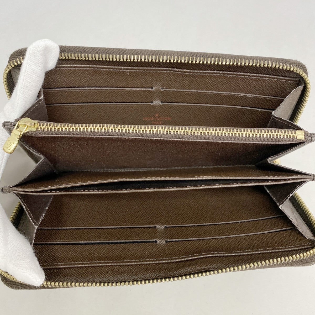 5oe6123】ルイヴィトン 長財布 ダミエ ジッピーウォレット N60015