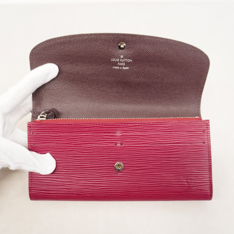 5oe6158-h】ルイヴィトン 長財布 エピ ポルトフォイユエミリー M60851