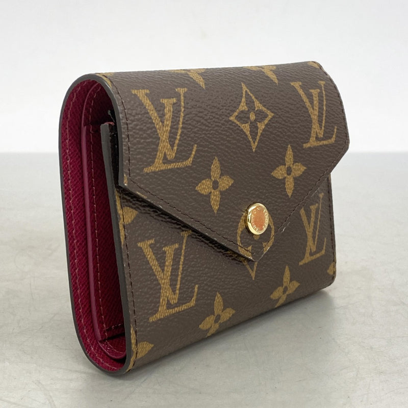 5oe6277】ルイヴィトン 三つ折り財布 モノグラム ポルトフォイユ