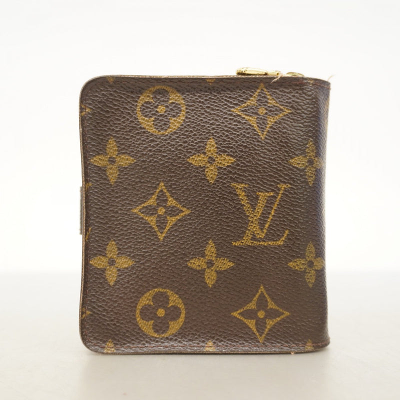 5oe6288】ルイヴィトン 財布 モノグラム コンパクトジップ M61667
