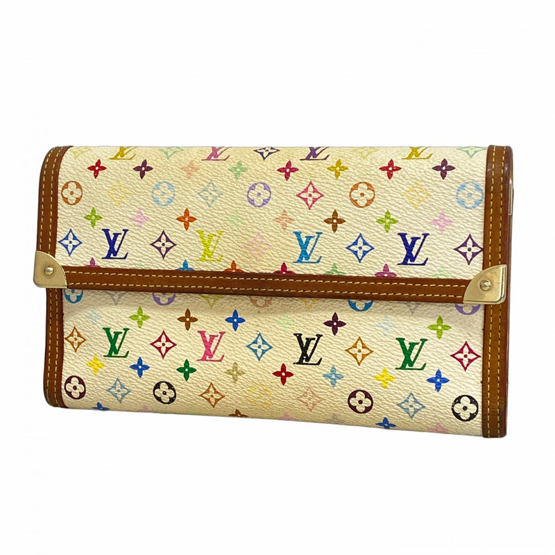 5oe6302】ルイヴィトン 三つ折り長財布 モノグラム・マルチカラー