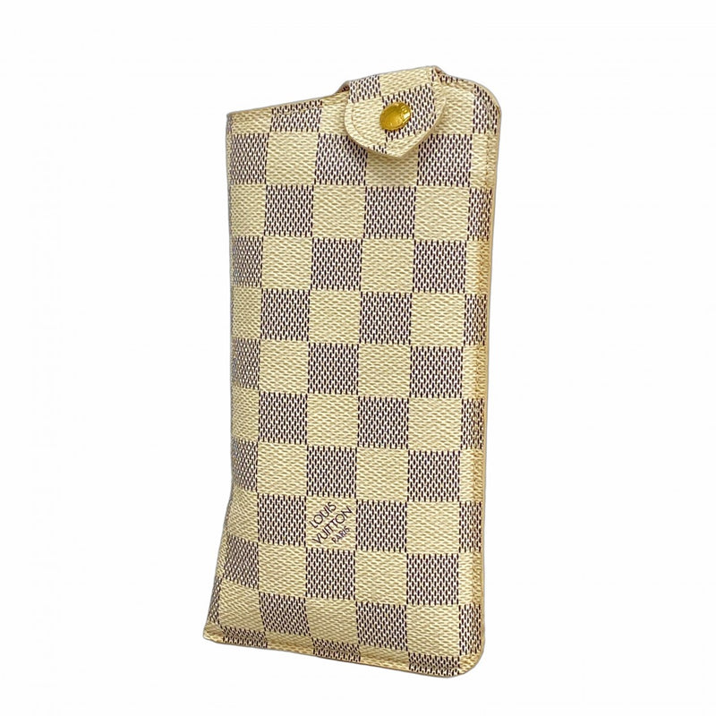 5oe6303】ルイヴィトン メガネケース ダミエ・アズール エテュイ リュ