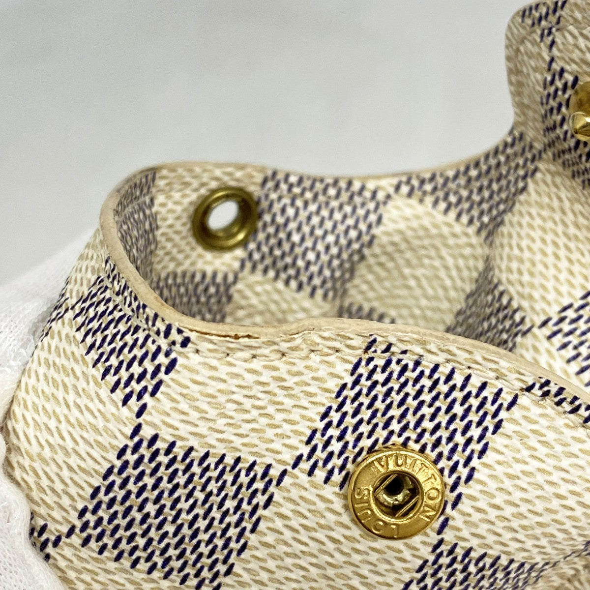 5oe6303】ルイヴィトン メガネケース ダミエ・アズール エテュイ リュ