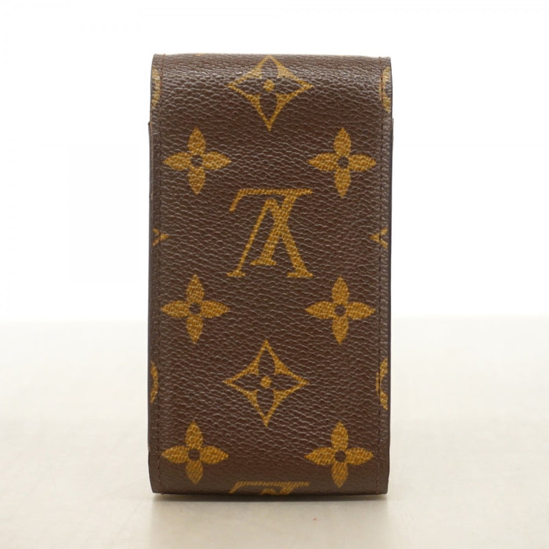 LOUIS VUITTON / エテュイ・シガレット_モノグラム・キャンバス_BRW/レザー/BRW/総柄/メンズ 5of6490】ルイヴィトン シガレットケース モノグラム エテュイ