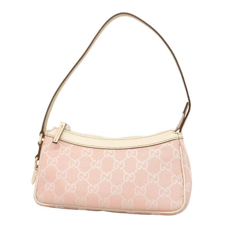 5of6492】グッチ ポーチ GGキャンバス 154432 キャンバス ピンク