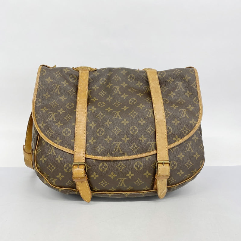 Louis Vuitton モノグラム　ソミュール43ショルダーバッグ 5of6533】ルイヴィトン ショルダーバッグ モノグラム ソミュール43
