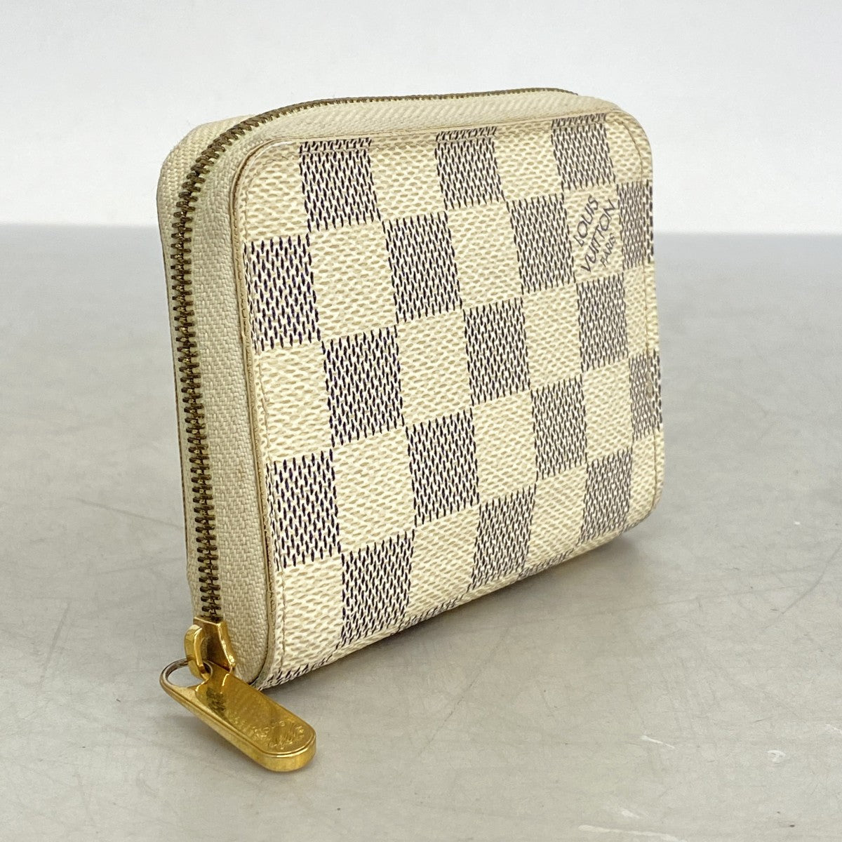 5of6541】ルイヴィトン コインケース ダミエ・アズール ジッピコイン