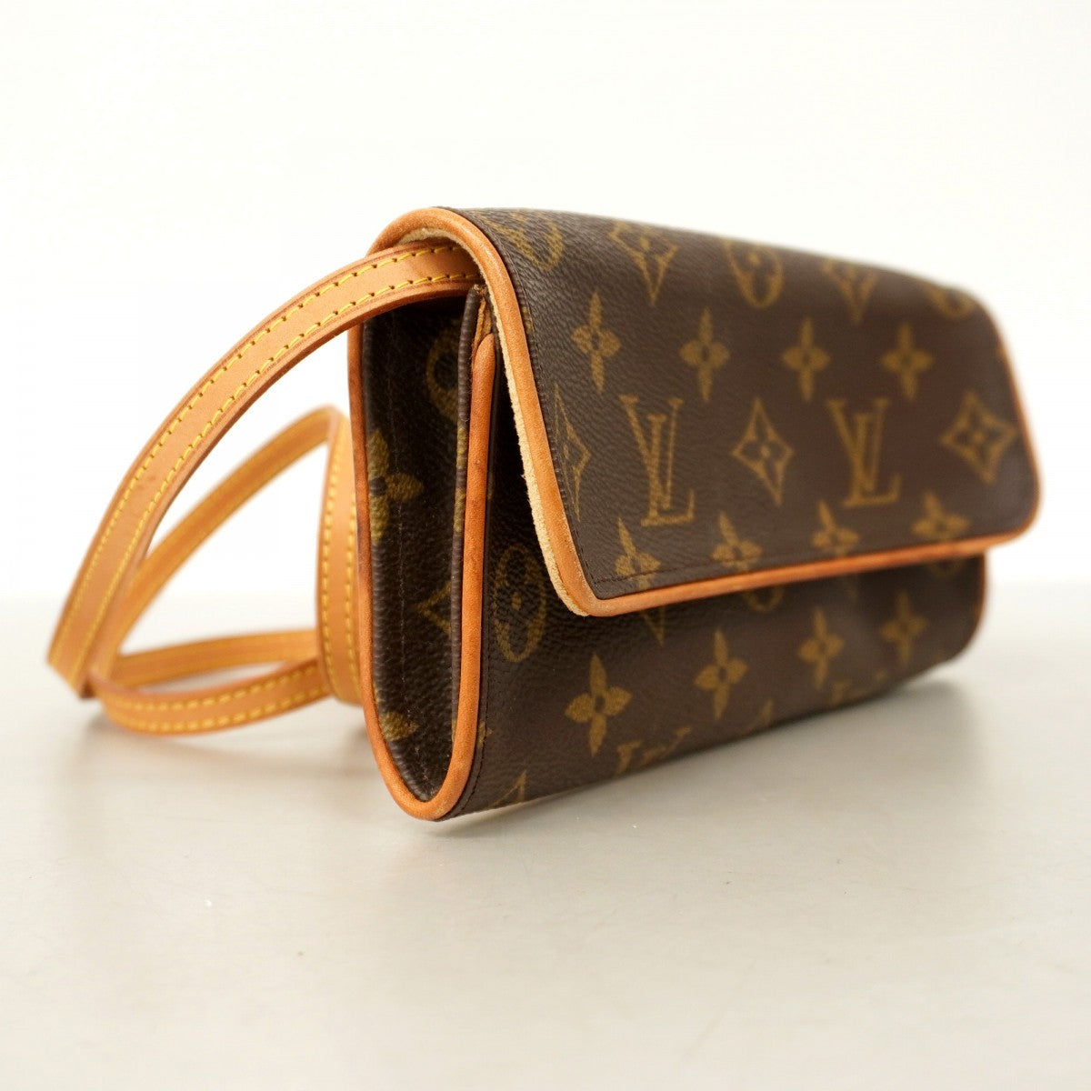 5pa0078】ルイヴィトン ショルダーバッグ モノグラム ポシェットツイン