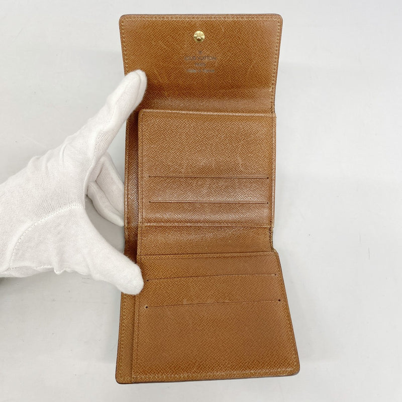 5pa0096】ルイヴィトン 三つ折り財布 モノグラム ポルトモネビエカルト