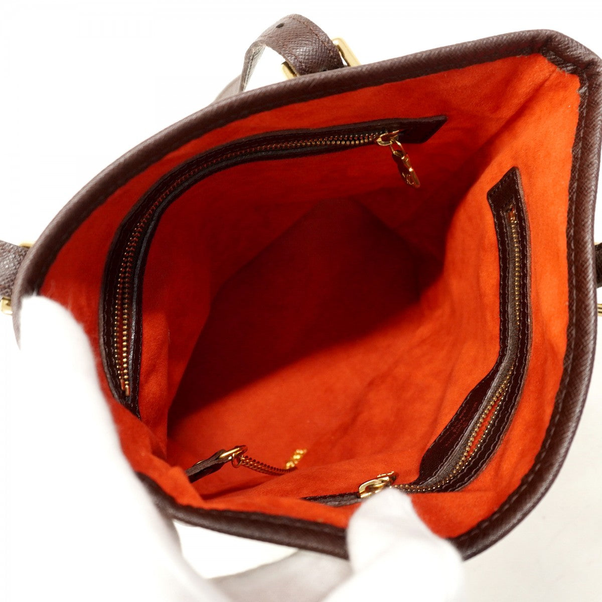 5pa0122】ルイヴィトン トートバッグ ダミエ マレ N42240 エベヌ【中古